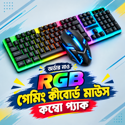Rgb Gaming Keyboard Mouse Combo